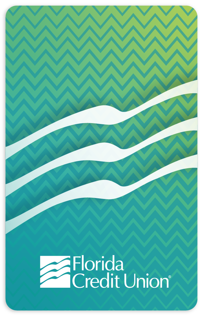 Teal Lime Chevron Card Art