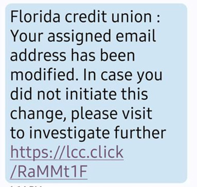 sample scam text
